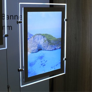 A1 Portrait LED Poster Pocket with Cable Fittings