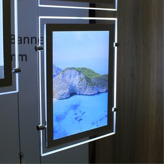 A3 Portrait LED Poster Pocket with Cable Fittings